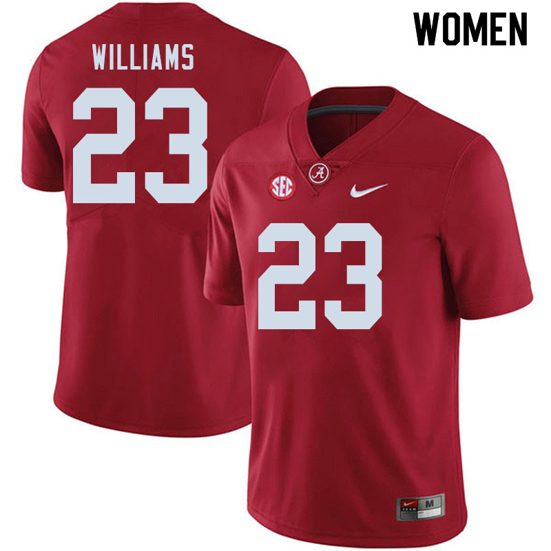 Women #23 Roydell Williams Alabama Crimson Tide College Football Jerseys Sale-Crimson